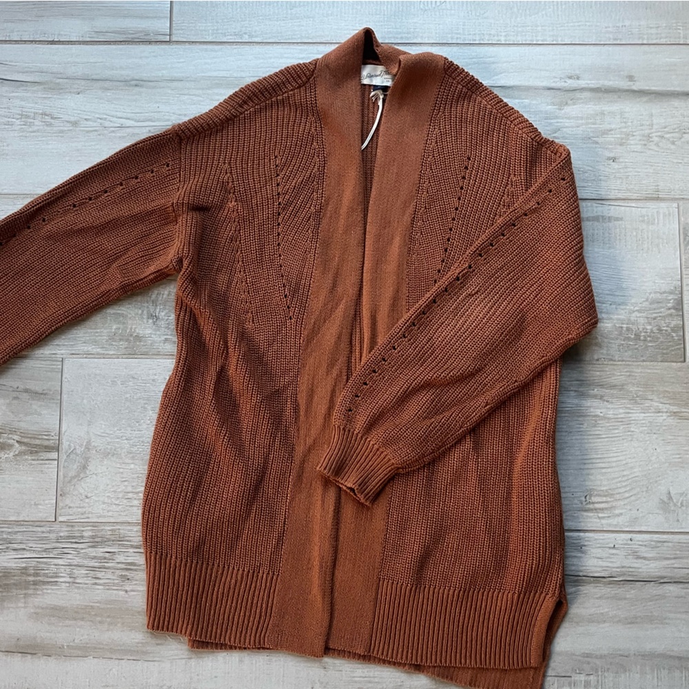 Universal threads women’s cardigan XS American Threads Terracotta Knit Sweater